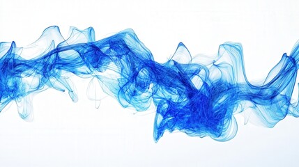 Poster - electric blue wave of energy, illustrating glowing lines and dynamic movement for a visually captivating design
