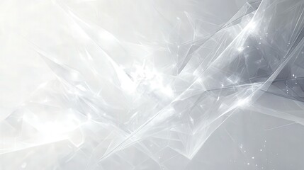 Poster - luminous abstract technology shapes and modern light patterns