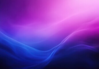 Poster - Vibrant Abstract Waves of Color with Shades of Pink, Purple, and Blue Blending Seamlessly for a Stunning Background Design
