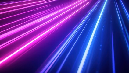 Poster - Vibrant Neon Lights in Motion Creating a Dynamic and Colorful Abstract Background for Modern Digital Art and Creative Design Projects