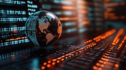 Poster - Global data visualization in a server room