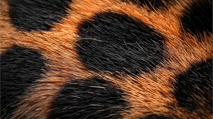 close-up leopard fur texture, wildlife detail