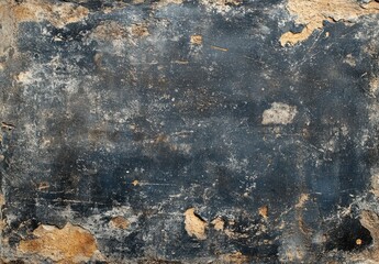 Poster - Weathered Textured Wall with Peeling Paint in Dark and Light Tones, Capturing Age and Rustic Charm for Architectural Backgrounds and Design Projects