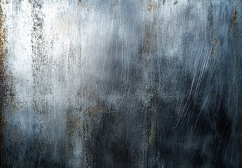 Poster - Abstract Metallic Surface with Subtle Scratches and Rusty Texture for Industrial and Grunge Backgrounds