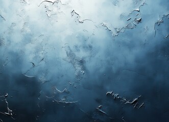 Poster - Abstract textured backdrop with cool blue tones, featuring smooth and rough surfaces to evoke a sense of calm and serenity for creative projects