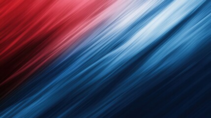 Leinwandbilder - Exploring the dynamic contrast of blue and red in a minimalistic political design for impactful messaging Generative AI