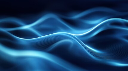 Poster - A smooth dark blue background with a subtle grainy texture for depth.