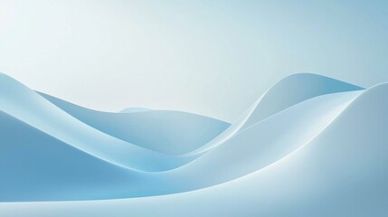 Poster - A smooth light blue background with soft gradients and a clean appearance.