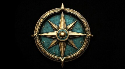 Poster - A stylized ethics compass, symbolizing integrity and accountability in business