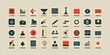 © Radetdararith - A modern collection of simple business icons in a single color palette, ideal for branding consistency.