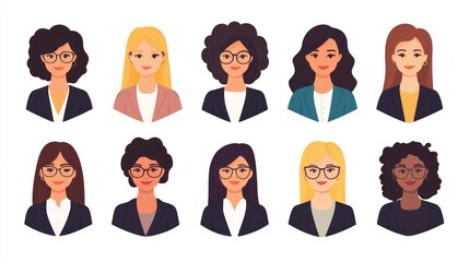 Poster - A professional International Womenâ€™s Day icon featuring women in leadership roles.