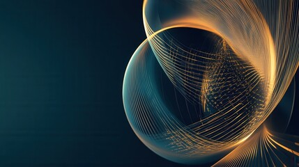Poster - Modern abstract background showcasing a stylized globe with glowing connections representing global interactions Generative AI