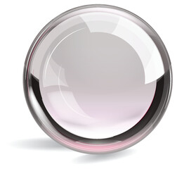 Wall Mural - Glossy Transparent Sphere Illustration