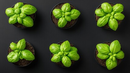 Poster - A diverse collection of green plants displayed together, showcasing their varied textures and natural beauty outdoors