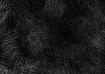 black background with white spider web pattern texture