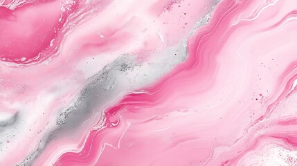 Leinwandbilder - Elegant pink marble texture with subtle gray swirls for luxury backgrounds and designs : Generative AI