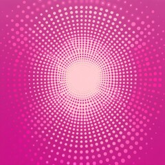 Fototapete - Vibrant Pink Gradient Background with Dots Creating a Modern and Stylish Design Pattern : Generative AI