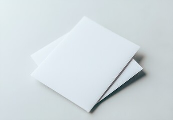 Fototapete - Elegant minimalist blank stationery sheets for branding and mockup presentations : Generative AI