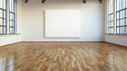Poster - Bright room with a large window allowing natural light to illuminate the interior space and enhance the atmosphere