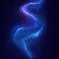 Poster - A spirally blue and pink swirl creating a captivating visual effect with dynamic movement
