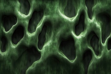 Poster - Striking green and black background creating a bold contrast perfect for modern design and aesthetics