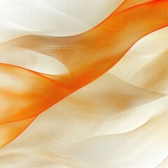 Poster - Dynamic and powerful white and orange wave crashing against the shore under clear blue sky