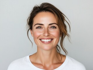 smiling woman portrait