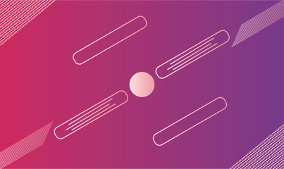 Leinwandbilder - Modern abstract design background. Geometric shapes. Abstract gradient color background. Vector illustration.