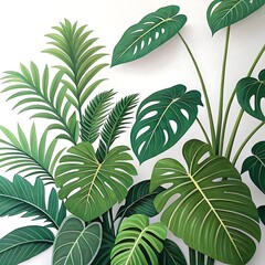 set of leaves