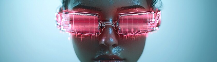 Wall Mural - futuristic fashion digital collage, cyberpunk-inspired clothing designs with metallic textures, avan