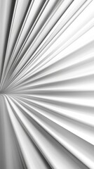 Poster - Abstract Grayscale Radiating Lines Converging to Vanishing Point