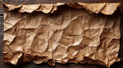 Poster - A simple piece of paper laid on a rustic wooden surface with interesting textures and patterns