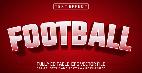 Poster - Football font Text effect editable