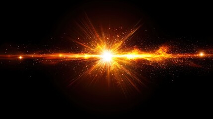 Poster - Bright and dazzling explosion of light capturing attention with its radiant and energetic appearance