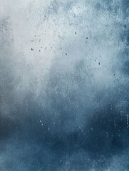 Poster - Abstract representation of sadness with muted blue and gray tones evoking a sense of calm and melancholy Generative AI
