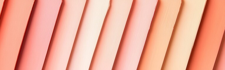 Poster - Elegant gradient fill showcasing seamless transitions of soft hues from light pink to peach perfect for design inspiration