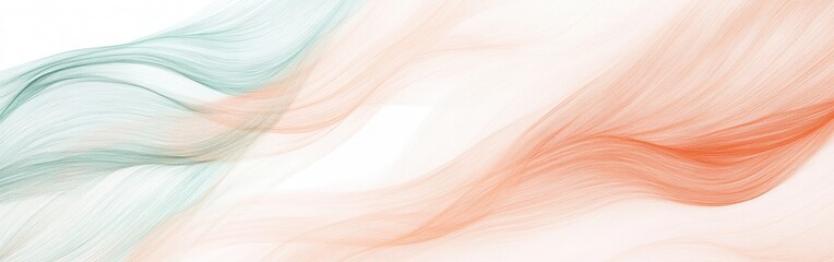 Leinwandbilder - Flowing lines of pencil strokes create a harmonious blend of colors and forms in abstract design