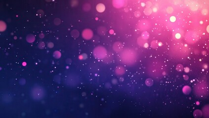 Poster - Colorful Bokeh Lights on Dark Background Creating a Dreamy Atmosphere for Abstract Designs, Celebrations, and Visual Projects