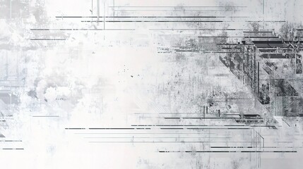 Poster - Abstract Gray and White Background with Lines and Textures