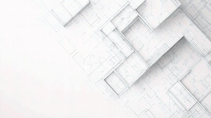 Poster - Detailed Architectural Blueprint for Modern Residential Design