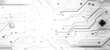 © Sunny Good Cat - Abstract black and white circuit board pattern with intricate lines and shapes, creating modern and technological feel. Ideal for backgrounds or tech related designs