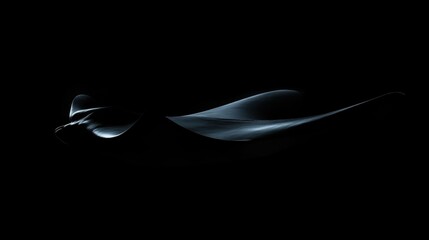 Poster - A single leaf is elegantly captured in dramatic lighting