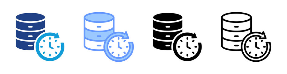 Poster - Realtime icon set multiple style collection