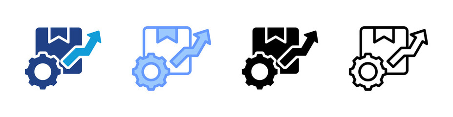 Aufkleber - Product Development icon set multiple style collection