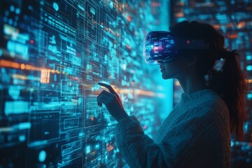 Poster - Innovative technology experience with virtual reality in a modern digital environment