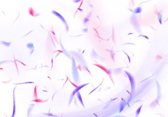 Aufkleber - Overlay rainbow effect, prism crystal light refraction. Cool abstract blue holographic background of diagonal stripes in places with blur. PNG	