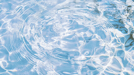 Poster - Swirling currents create mesmerizing abstract water background with ripples