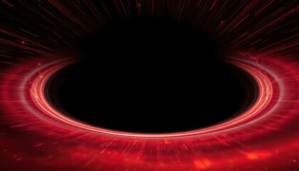 Poster - Abstract depiction of powerful cosmic phenomenon possibly black hole singularity immense energy
