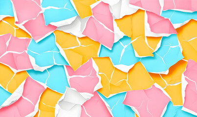 Poster - Vibrant Crumpled Paper Texture for Background and Design Use