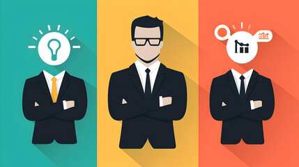 Poster - Business Concepts with Creative Icons and Professional Presentation